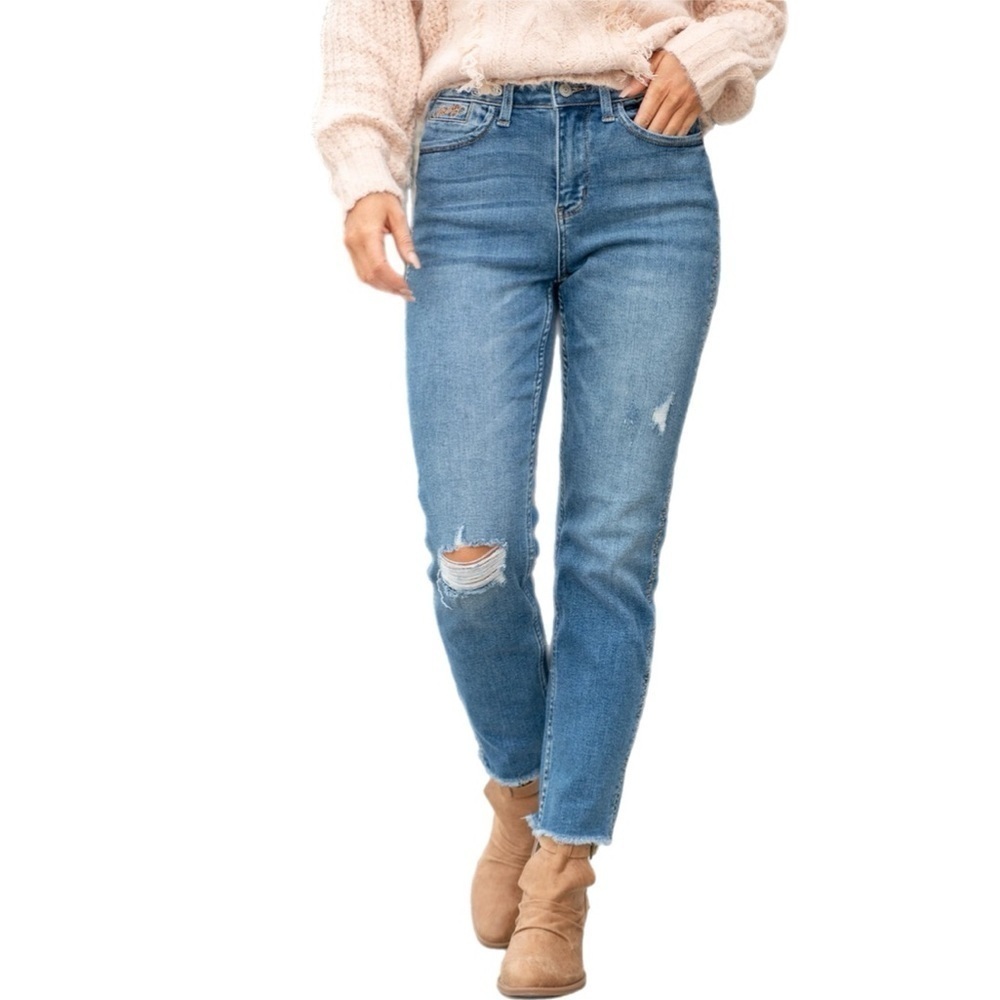 Judy Blue Howdy High Waist Boyfriend - Picture 3 of 15